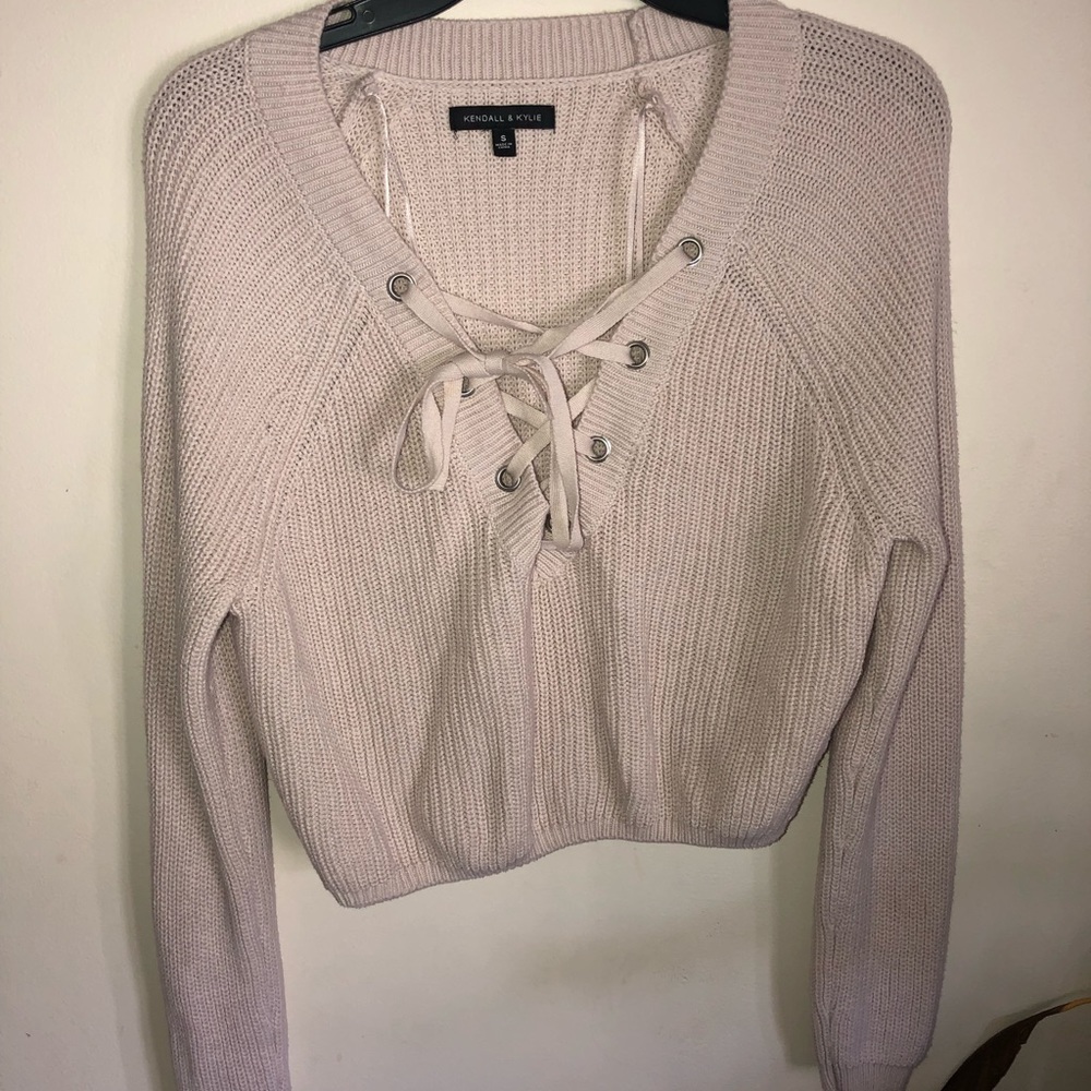 Kendall & Kylie Cropped Sweater